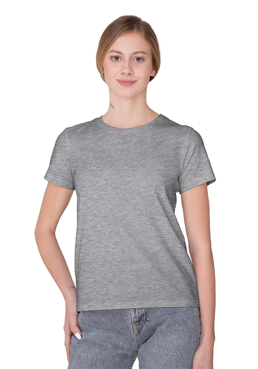Женская футболка премиум серая