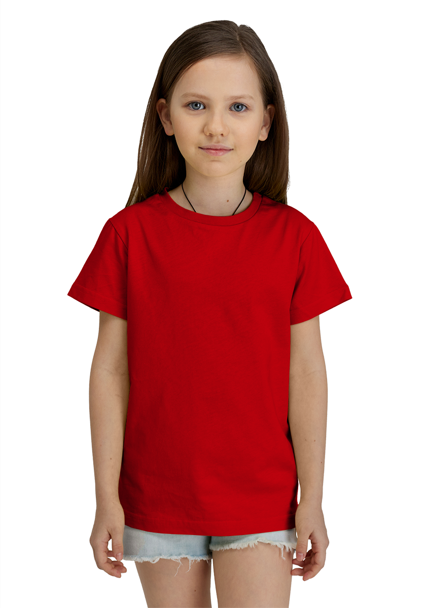детская футболка красная