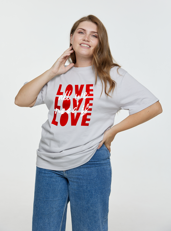 футболка оверсайз love love love