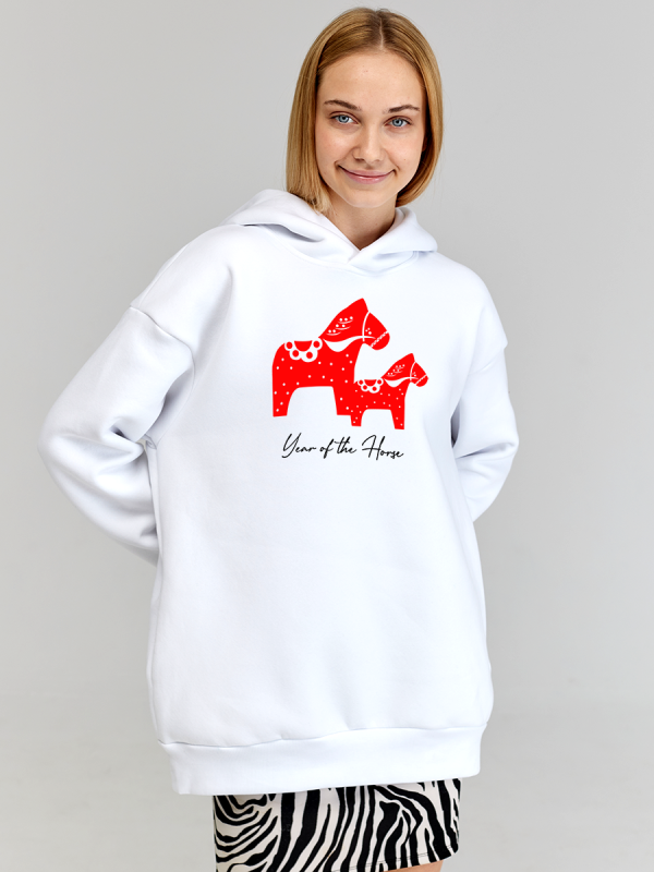 Толстовка с новогодним принтом