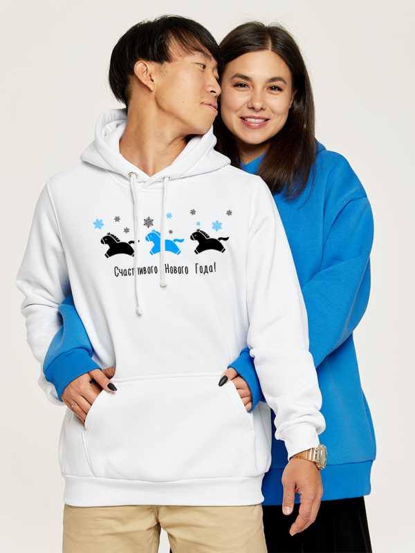Толстовка новогодняя Лошадки