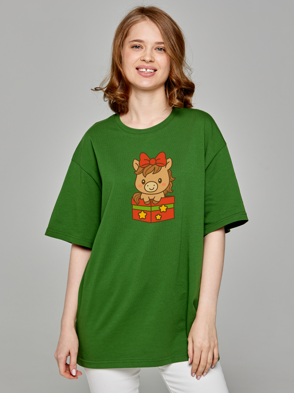 Футболка с новогодним принтом