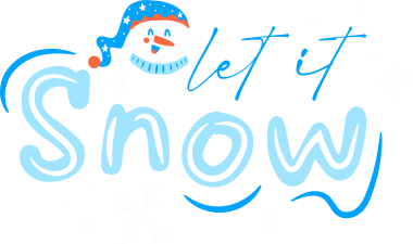 let it snow blue